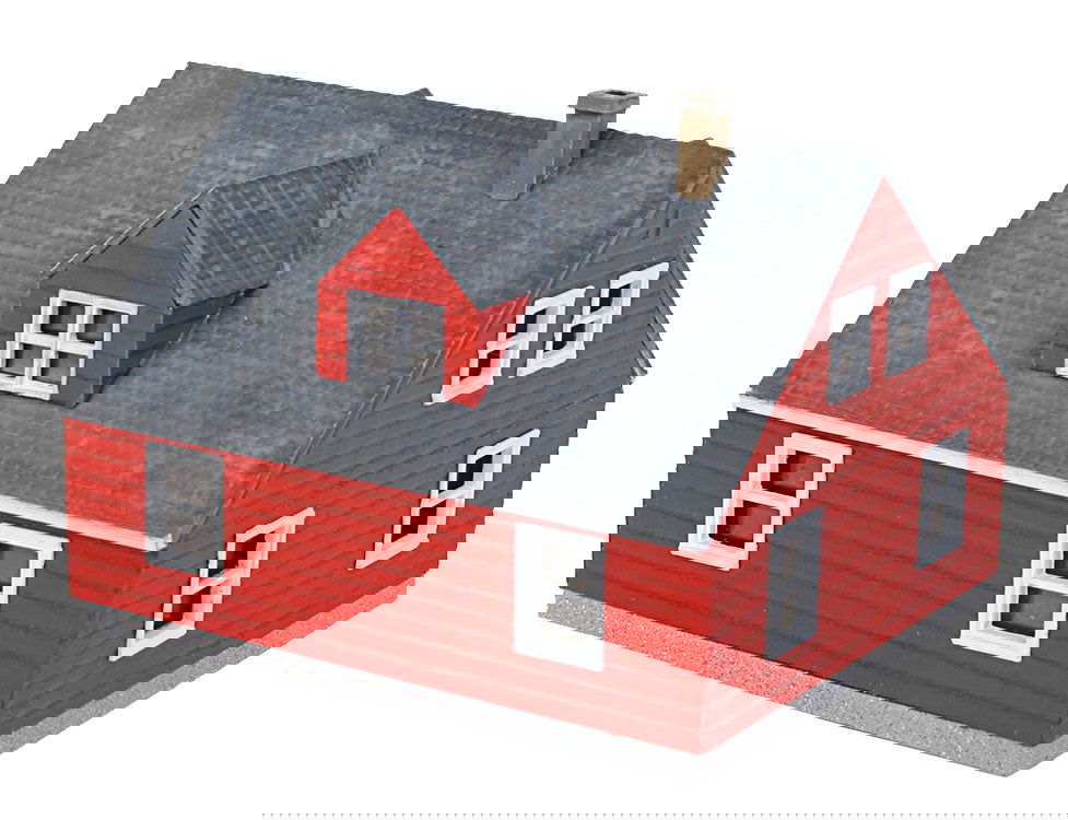 WALTHERS Cornerstone 933-3839 1/160 N Scale CAPE COD HOUSE 2-story suburban home - ModelsPower