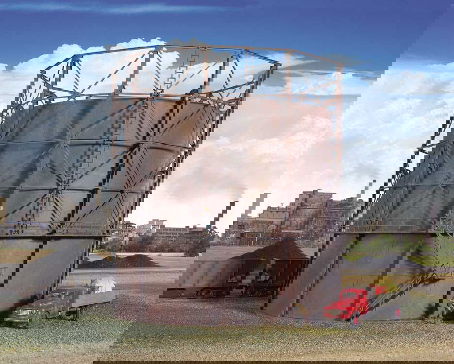 Walthers Cornerstone 933-3819 1/160 N Scale GAS STORAGE TANK model structure kit - ModelsPower