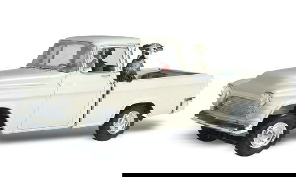 Woodland Scenics 1/160 N Scale HALL & DUKE AutoScenes AS5321 MR. HALL & HIS DOG! - ModelsPower