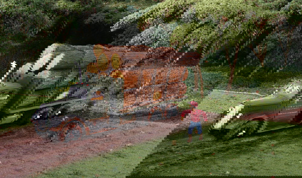 Woodland Scenics 1/160 N Scale TIM BURR Logging Lumbering Truck AutoScenes 5341 - ModelsPower