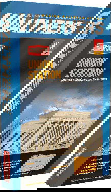 WALTHERS Cornerstone 933-3257 1/160 N Scale UNION STATION passenger terminal kit - ModelsPower