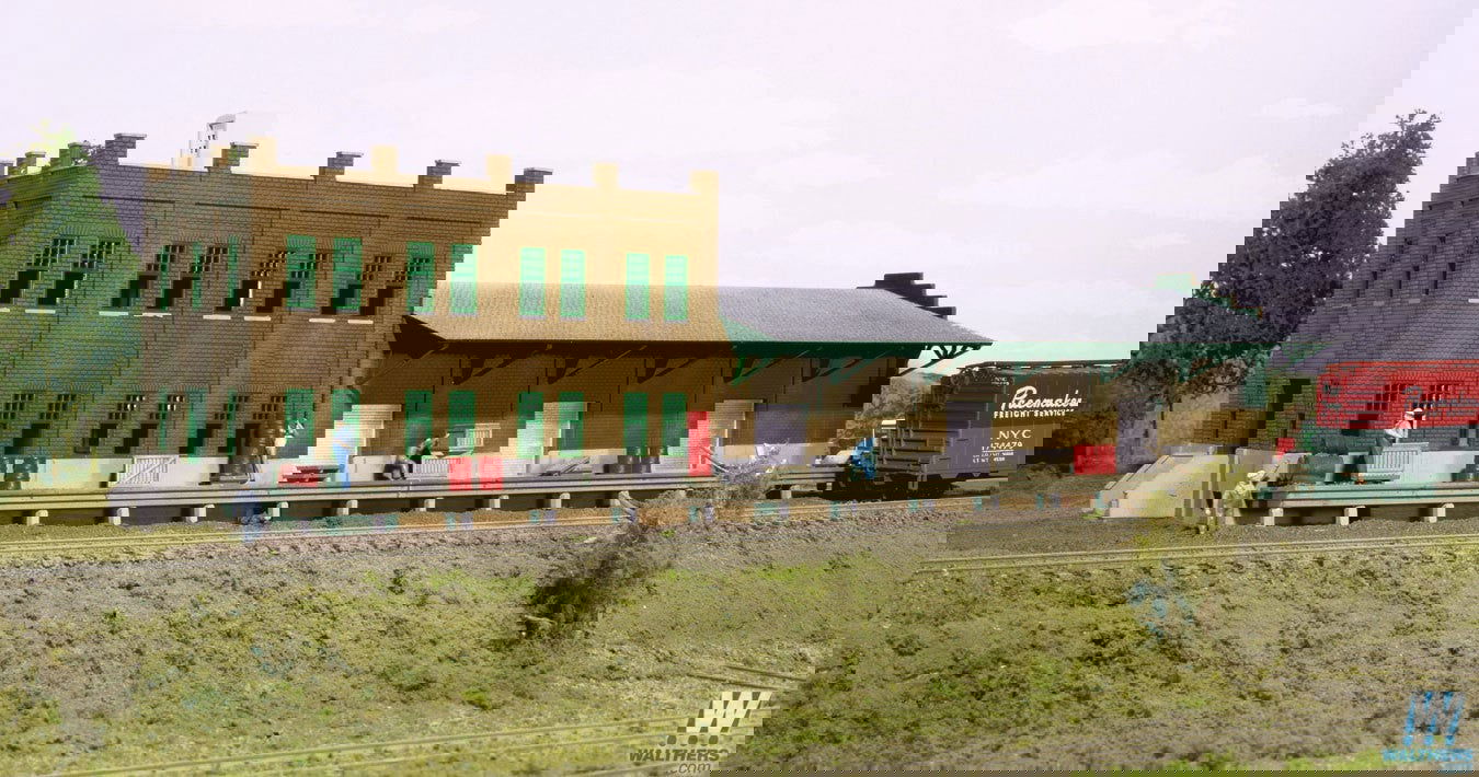 WALTHERS Cornerstone 933-3201 1/160 N Scale WATER STREET FREIGHT TERMINAL Kit - ModelsPower