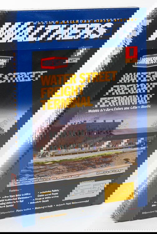 WALTHERS Cornerstone 933-3201 1/160 N Scale WATER STREET FREIGHT TERMINAL Kit - ModelsPower