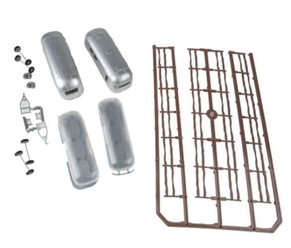 Walthers SceneMaster HO 1/87 Camp Site w/ 2 Travel Trailers, Signs & Accessories - ModelsPower