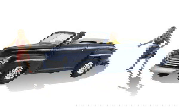 Woodland Scenics 1/87 HO Scale HITCHI'N' A RIDE AutoScenes AS5547 w/2 figures - ModelsPower