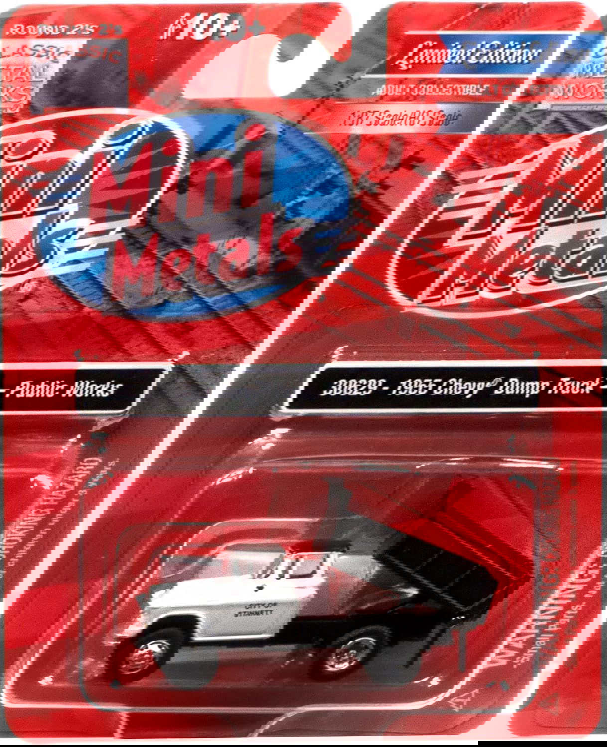 Classic Metal Works 1/87 HO Scale 1950s/60s Chevy Dump Truck Diecast Vehicle CMW - ModelsPower