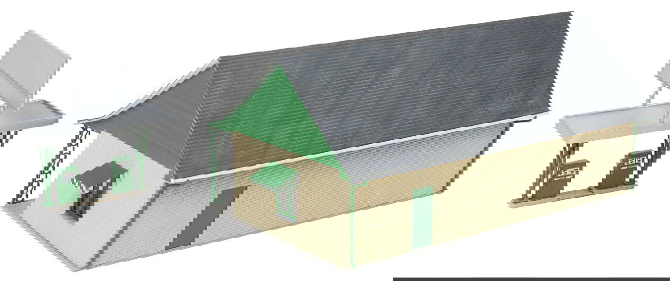 Walthers Cornerstone HO 1/87 COUNTRY STORE convenience gas station kit 933-3491 - ModelsPower