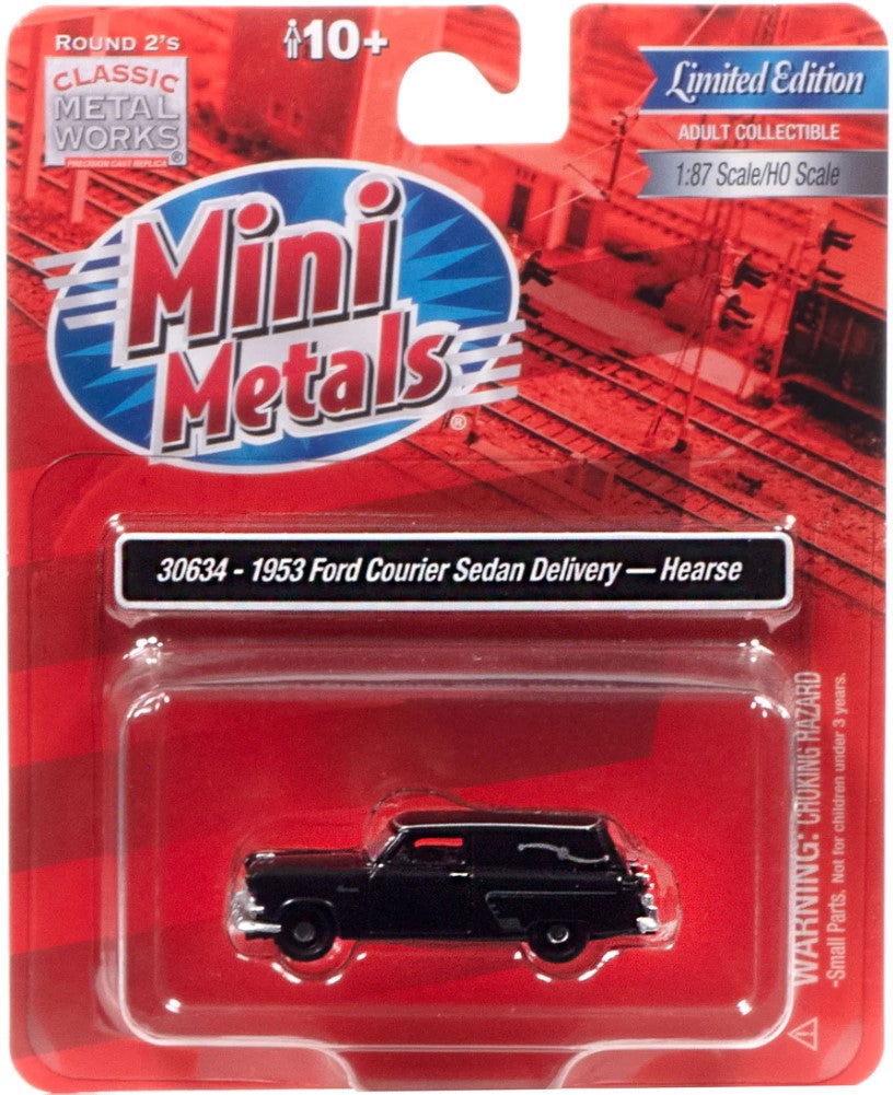 CMW 1/87 HO Scale 1953 Ford HEARSE Station Wagon +Woodland Scenics Figures Combo - ModelsPower