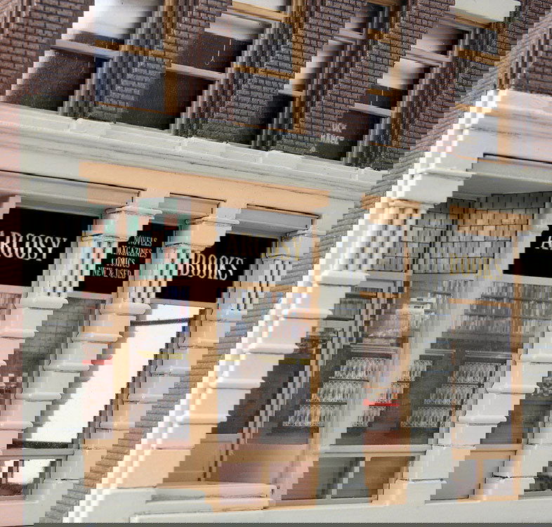 WALTHERS Cornerstone 933-3466 1/87 HO Scale ARGOSY BOOKSELLERS Storefront Kit - ModelsPower