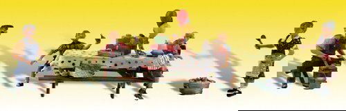 Woodland Scenics 1/87 HO Scale BACKYARD BIRTHDAY Figures Set Scenic Accents 1926 - ModelsPower