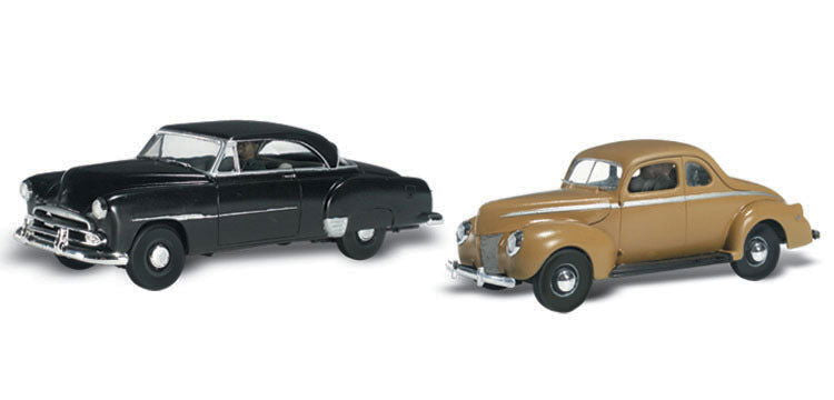 Woodland Scenics 1/87 HO Scale CRUISIN' COUPES AutoScenes AS5536 model railroad - ModelsPower