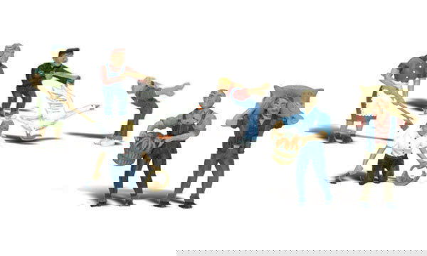 Woodland Scenics 1/87 HO Scale FARM PEOPLE Figures Scenery Scenic Accents A1857 - ModelsPower