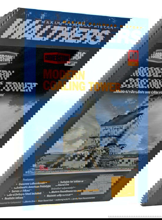 WALTHERS Cornerstone 933-2903 1/87 HO Scale MODERN COALING TOWER Structure Kit - ModelsPower