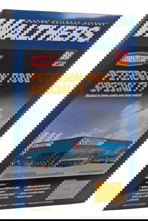 WALTHERS Cornerstone 933-3091 1/87 HO Scale PETERSON TOOL SPECIALTIES model kit - ModelsPower