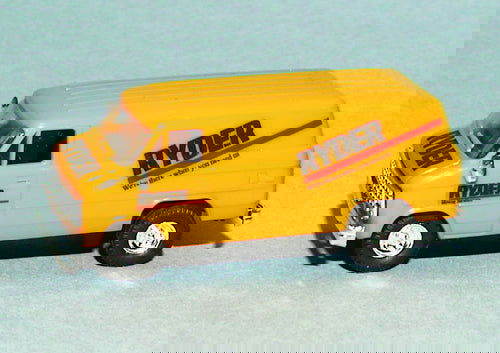 TRIDENT 1/87 HO Scale RYDER Chevrolet Rental Utility Delivery Van +DRIVER FIGURE - ModelsPower