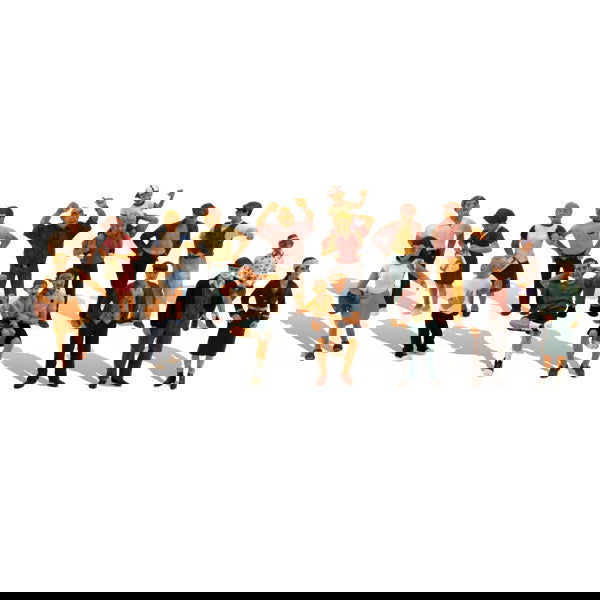 Woodland Scenics HO 1/87 PEDESTRIANS PKG (16) Figures Scenic Accents 785-1958 - ModelsPower