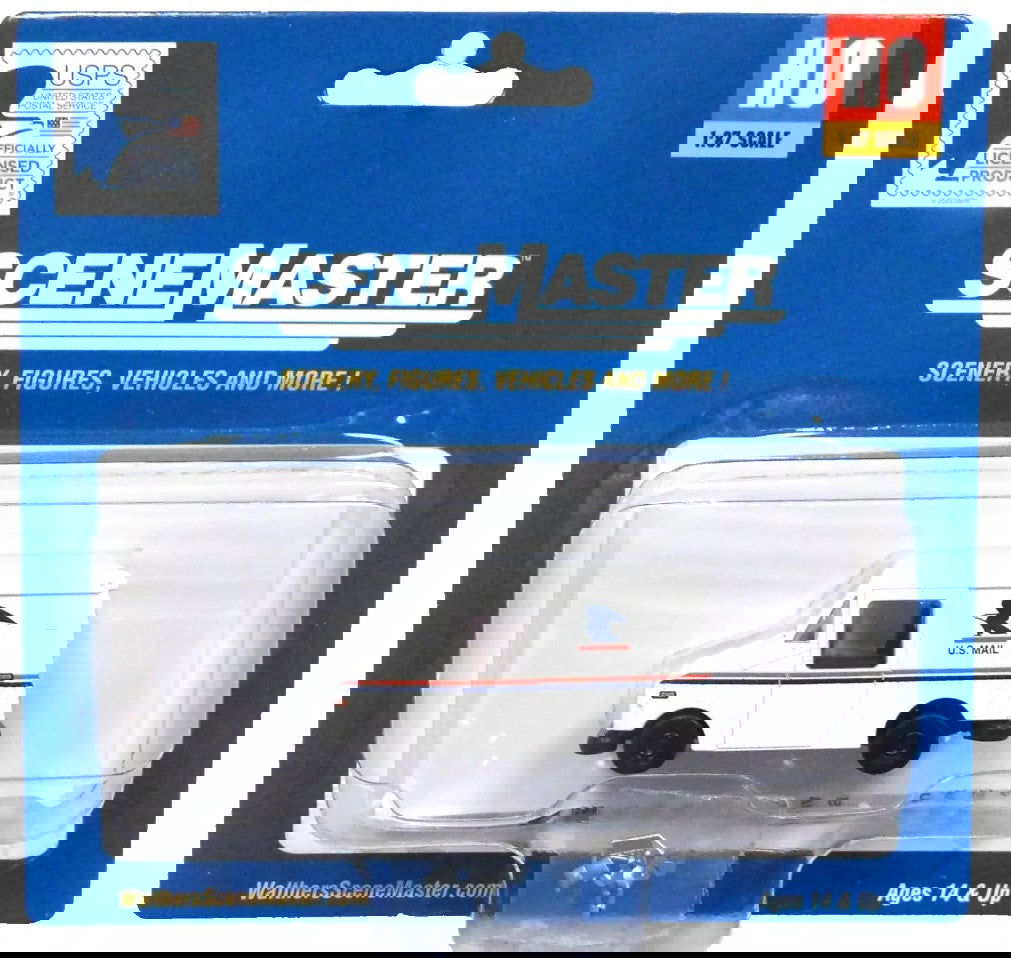 Walthers SceneMaster HO 1/87 USPS 1980s Grumman Long Life Vehicle LLV Mail Truck - ModelsPower