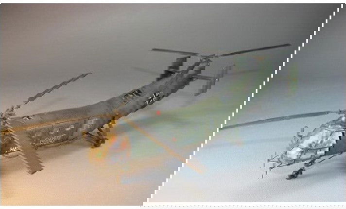 Trident Military HO 1/87 US Army 1952 Vertol H21 Workhouse Shawnee Helicopter - ModelsPower