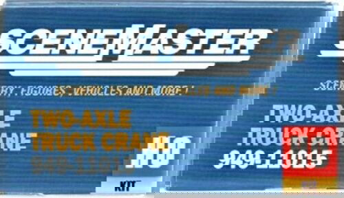 Walthers HO 1/87 Scale TWO-AXLE TRUCK CRANE w/ Boom 360° Positionable Outriggers - ModelsPower