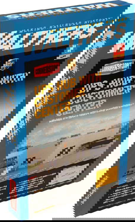 WALTHERS Cornerstone 933-3863 1/160 N Scale UPS HUB w/ CUSTOMER CENTER Kit+Signs - ModelsPower