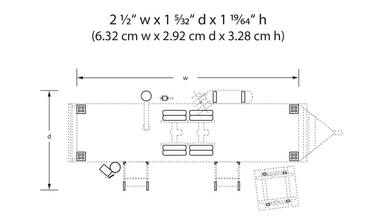 Woodland Scenics N 1/160 DOUBLE DECKER TRAILER w/ LED Just Plug Lighting BR4951 - ModelsPower