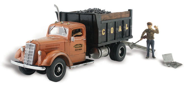 Woodland Scenics N 1/160 LUMPY'S COAL COMPANY vintage truck AutoScenes AS5345 - ModelsPower