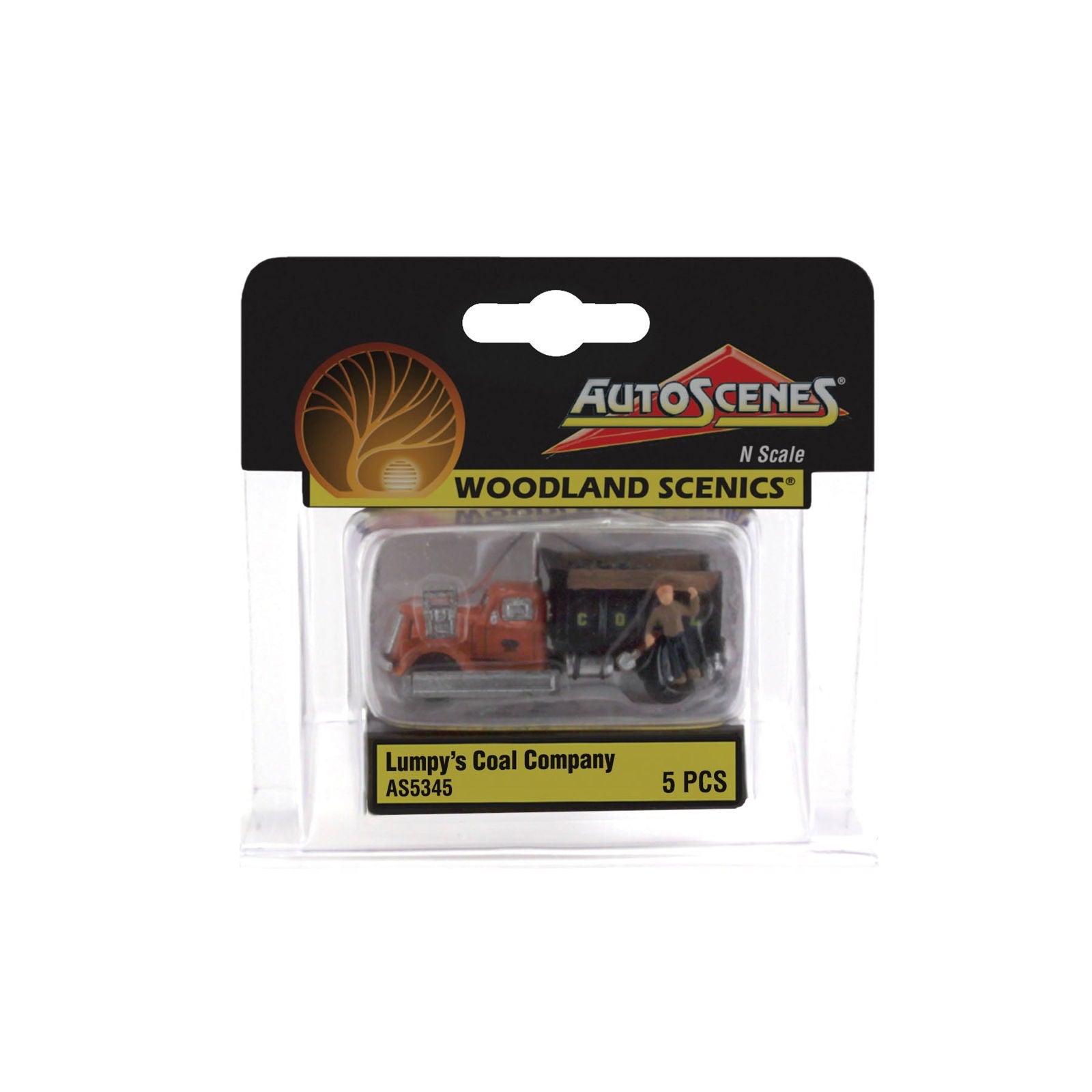 Woodland Scenics N 1/160 LUMPY'S COAL COMPANY vintage truck AutoScenes AS5345 - ModelsPower