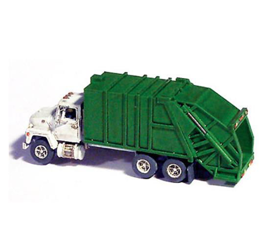 GHQ 1/160 N Scale 1980s REA Garbage Truck (Unassembled Unpainted Cast Metal Kit) - ModelsPower