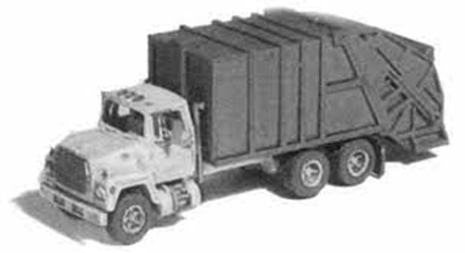 GHQ 1/160 N Scale 1980s REA Garbage Truck (Unassembled Unpainted Cast Metal Kit) - ModelsPower