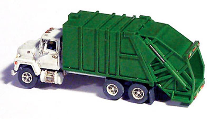 GHQ 1/160 N Scale 1980s REA Garbage Truck (Unassembled Unpainted Cast Metal Kit) - ModelsPower