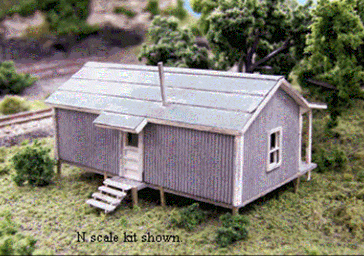 Blair Line 1/160 N Scale COMPANY HOUSE Coal Mining Town, Laser-cut Wood Kit 76 - ModelsPower