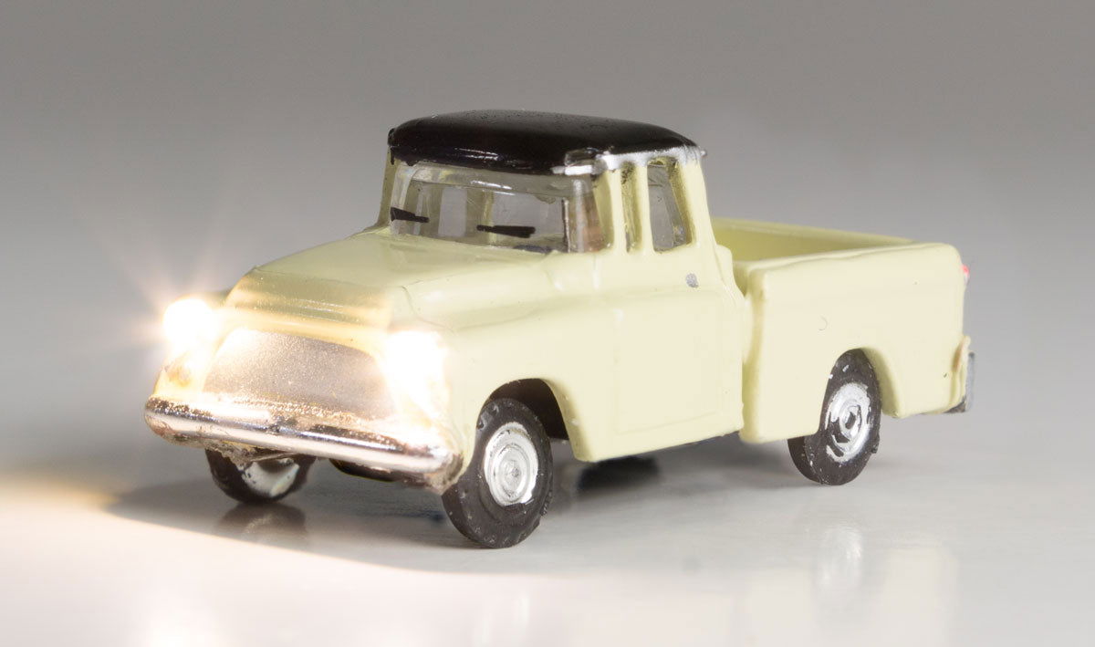 Woodland Scenics 1/160 N Scale Classic WORK TRUCK JustPlug LED Lighted Vehicle 7 - ModelsPower