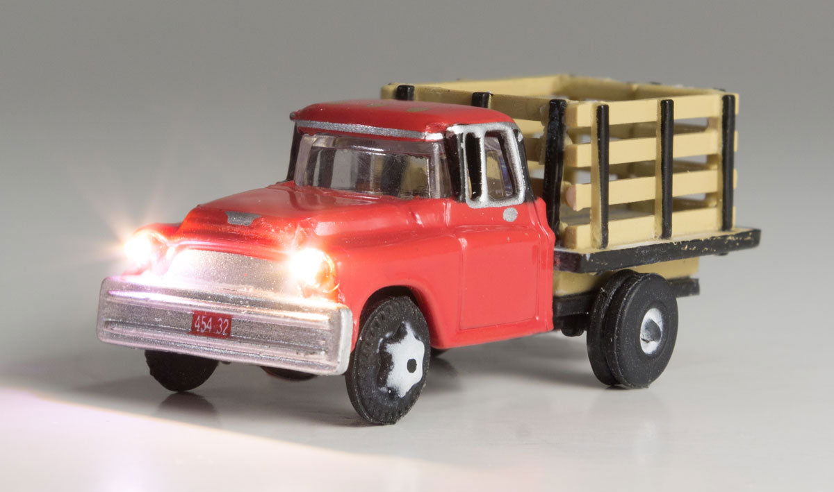 Woodland Scenics 1/160 N Scale HEAVY HAULER Truck JustPlug LED Lighted Vehicle 5 - ModelsPower