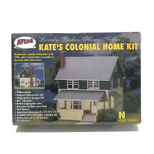 Atlas Model 1/160 N Scale KATE'S COLONIAL HOME KIT Lovely Ladies Home Series 844 - ModelsPower