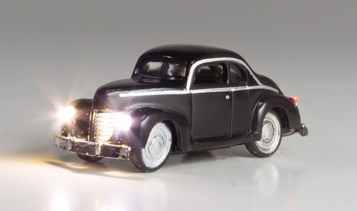 Woodland Scenics 1/160 N Scale MIDNIGHT RIDER - Just Plug LED Lighted Vehicle 1 - ModelsPower