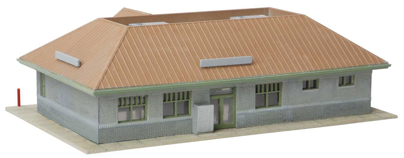 Walthers Cornerstone 1/160 N Scale MODERN SUBURBAN STATION trackside community - ModelsPower