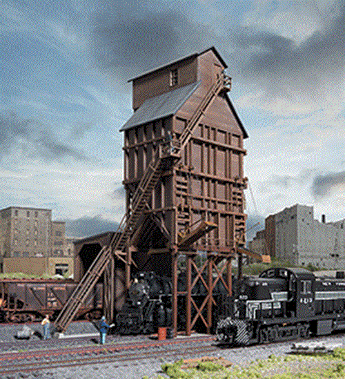 Walthers Cornerstone 933-3823 1/160 N Scale WOOD COALING TOWER structure kit - ModelsPower