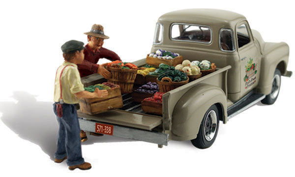 Woodland Scenics N 1/160 PAUL'S FRESH PRODUCE pickup truck AutoScenes AS5346 - ModelsPower