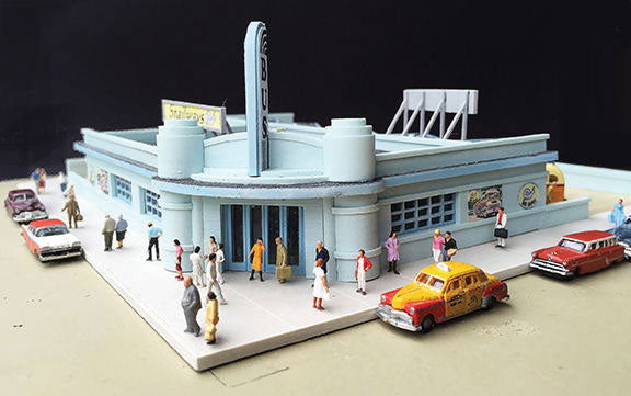 Lunde Studios N 1/160 SNAILWAYS BUS DEPOT mid-20th century bus terminal kit NEW! - ModelsPower