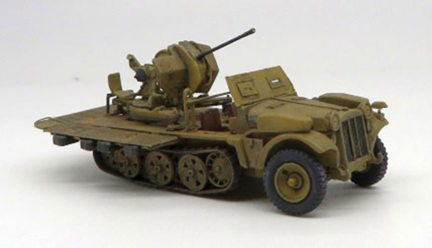 Trident Military 1/18 HO Scale Germany Army WWII SdKfz 10-Series Halftrack 87100 - ModelsPower