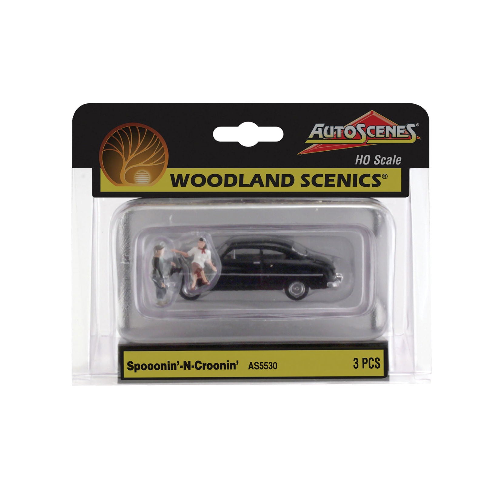 Woodland Scenics 1/87 HO Scale SPOONIN' N CROONIN' AutoScenes AS5530 w/2 figures - ModelsPower