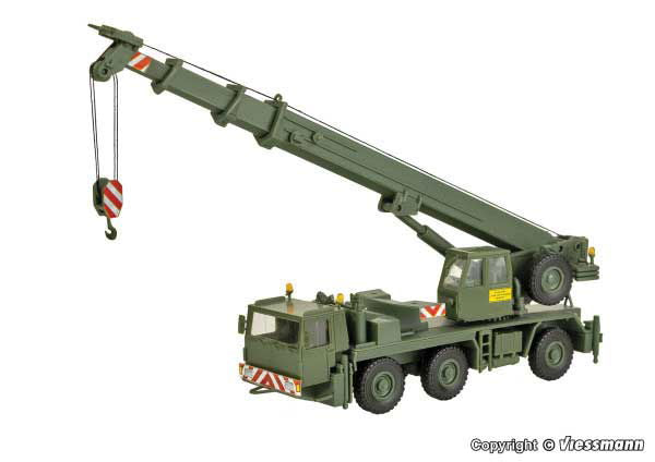 Kibri 1/87 HO Scale Military LIEBHERR LTM 1050/3 Mobile Crane Truck Kit -Germany - ModelsPower