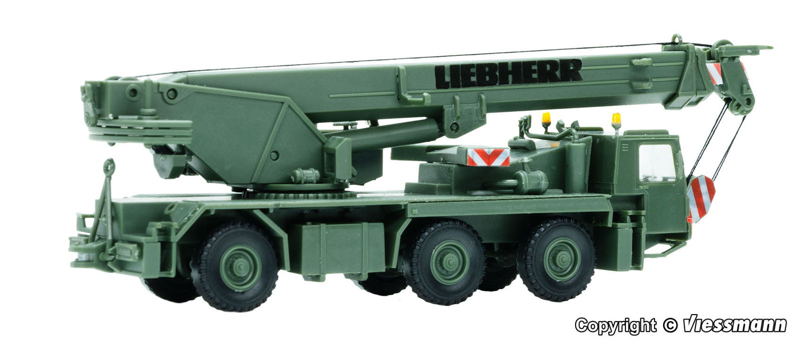 Kibri 1/87 HO Scale Military LIEBHERR LTM 1050/3 Mobile Crane Truck Kit -Germany - ModelsPower