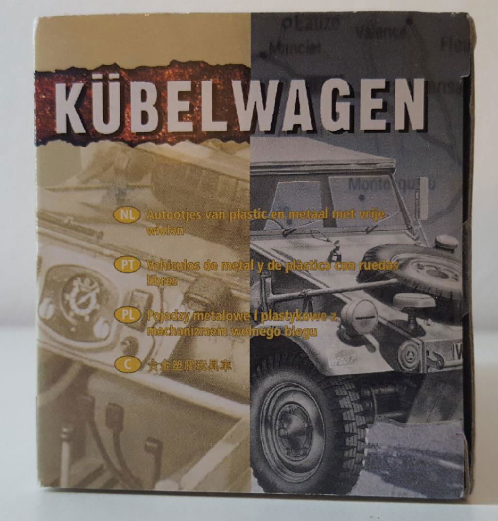 Cararama 1/43 O Scale VOLKSWAGEN KUBELWAGEN MILITARY CAMUFLAGE Convertible Car - ModelsPower