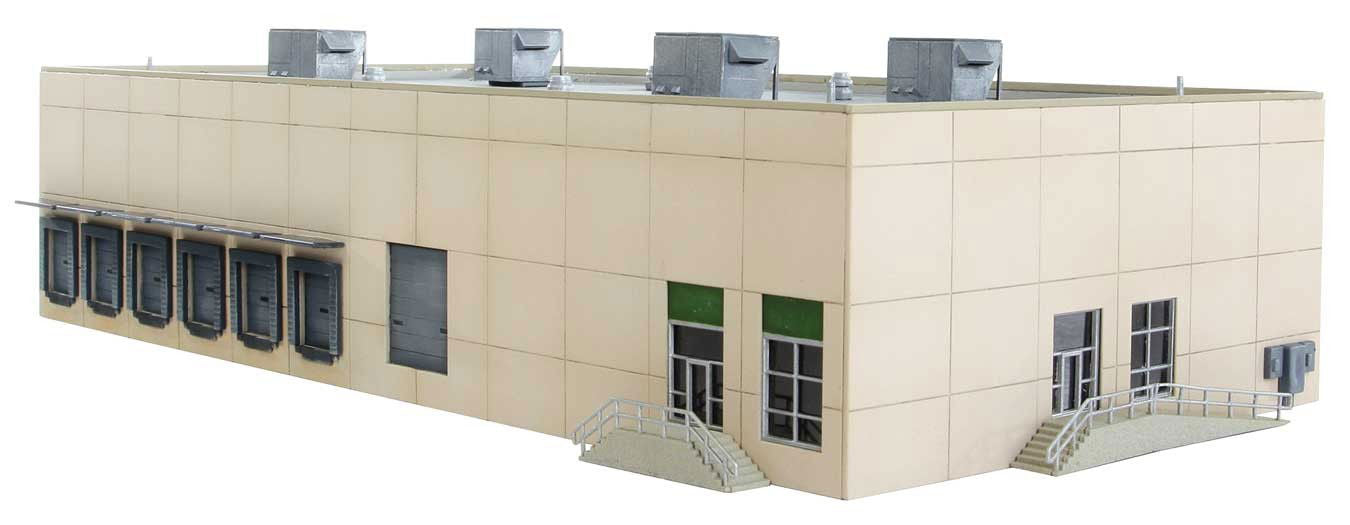 WALTHERS Cornerstone 933-3862 1/160 N Scale MODERN CONCRETE WAREHOUSE w/5 colors - ModelsPower