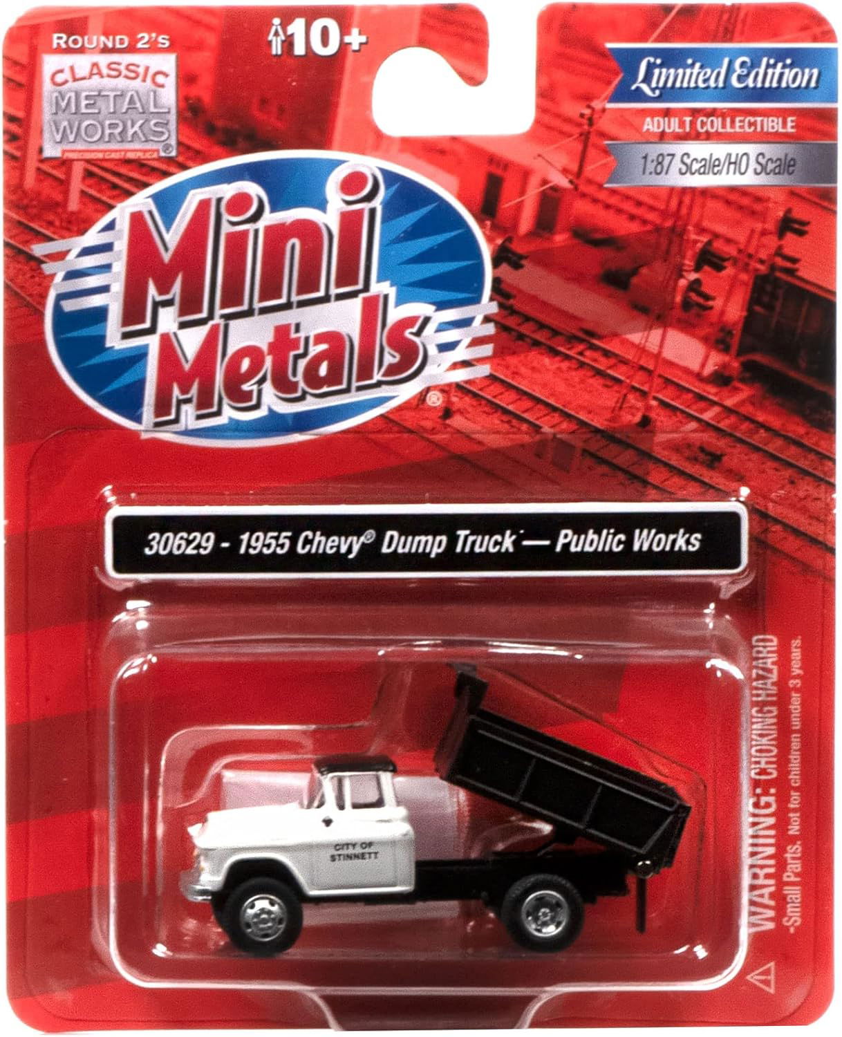 Classic Metal Works 1/87 HO Scale 1950s/60s Chevy Dump Truck Diecast Vehicle CMW - ModelsPower