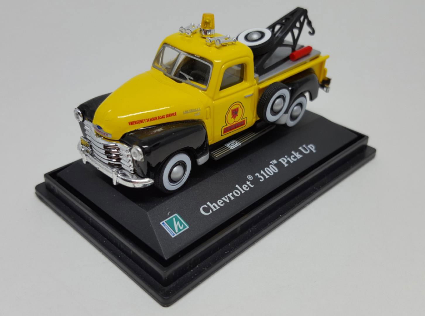 Cararama 50 1/72 Scale Chevrolet 3100 PickUp Wrecker Tow Truck Emergency Vehicle - ModelsPower