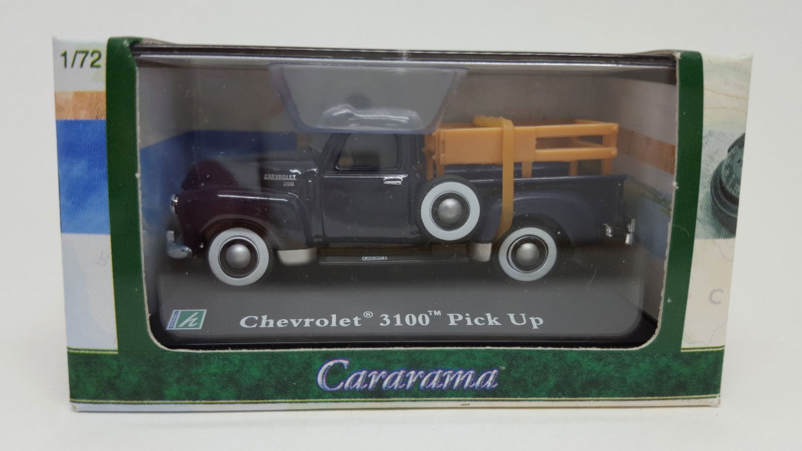 Cararama 1950 1/72 Scale Chevrolet Chevy 3100 Pick Up Truck Display Case diecast - ModelsPower