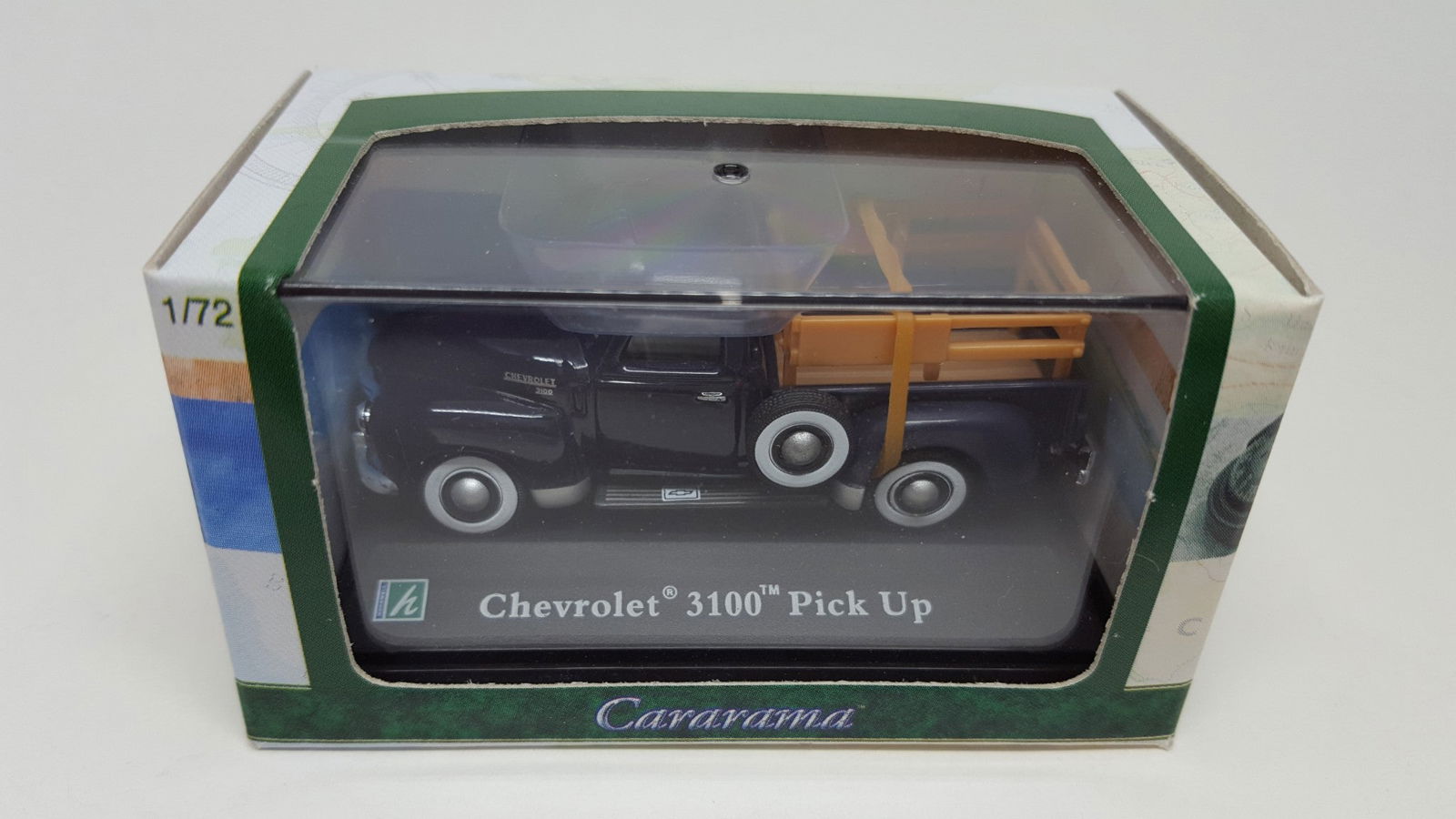 Cararama 1950 1/72 Scale Chevrolet Chevy 3100 Pick Up Truck Display Case diecast - ModelsPower