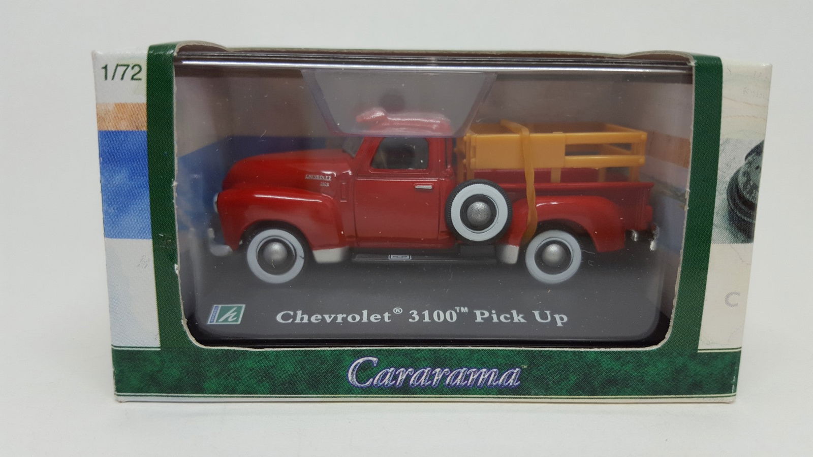 Cararama 1950 1/72 Scale Chevrolet Chevy 3100 Pick Up Truck Stake Bed Die Cast - ModelsPower